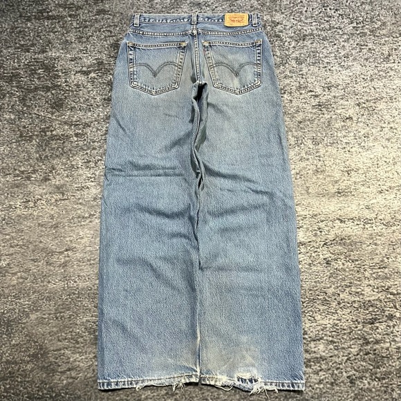 Levi's 569 Jeans 29x30 2000s Y2K Baggy Loose Faded Distressed Skater Vintage - Picture 1 of 16